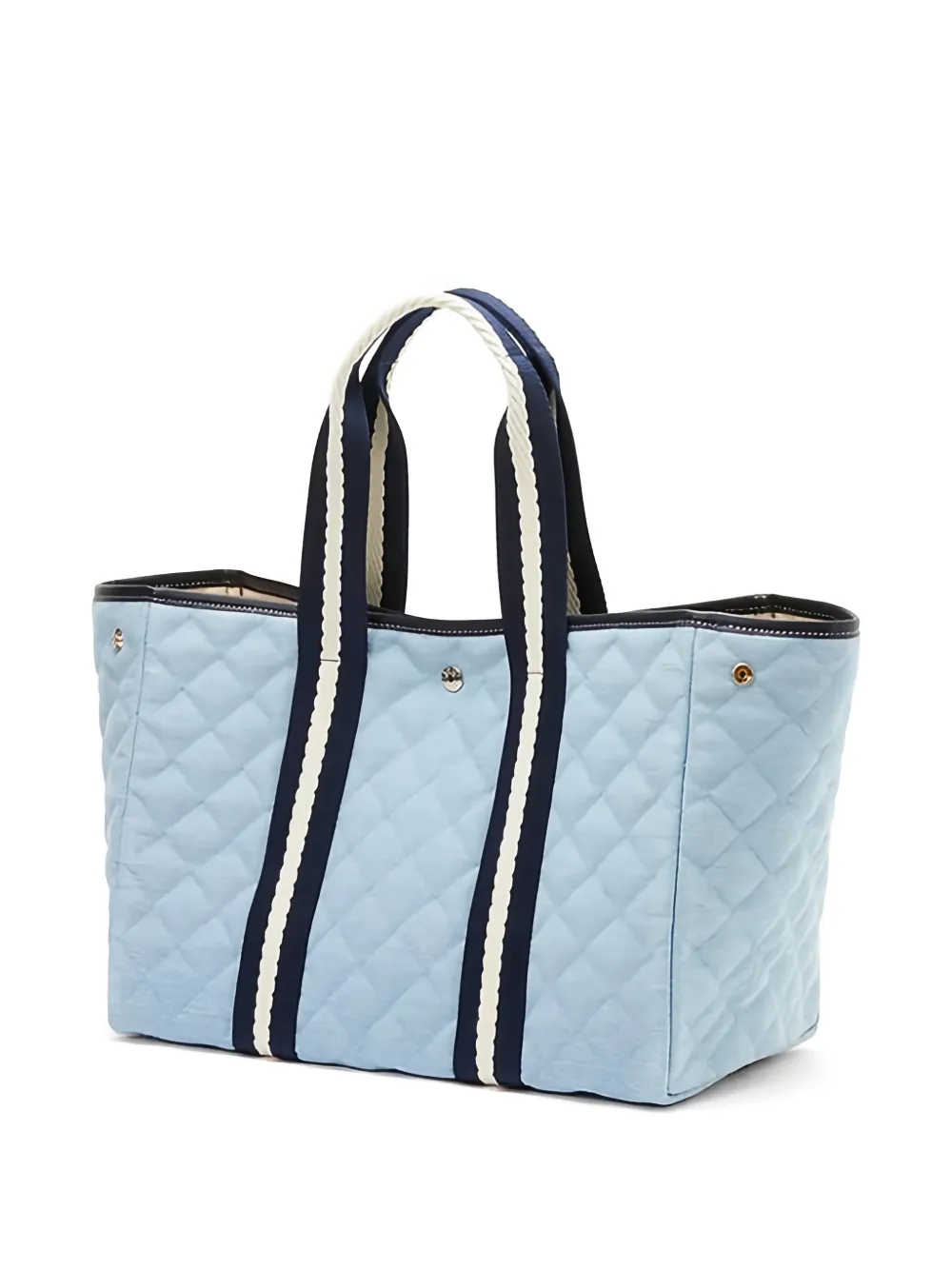 Rue De Verneuil Medium Traversée Quilted Tote Bag - Blue 