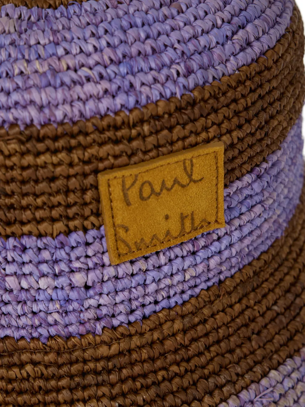  Paul Smith Striped Bucket Hat - Purple 
