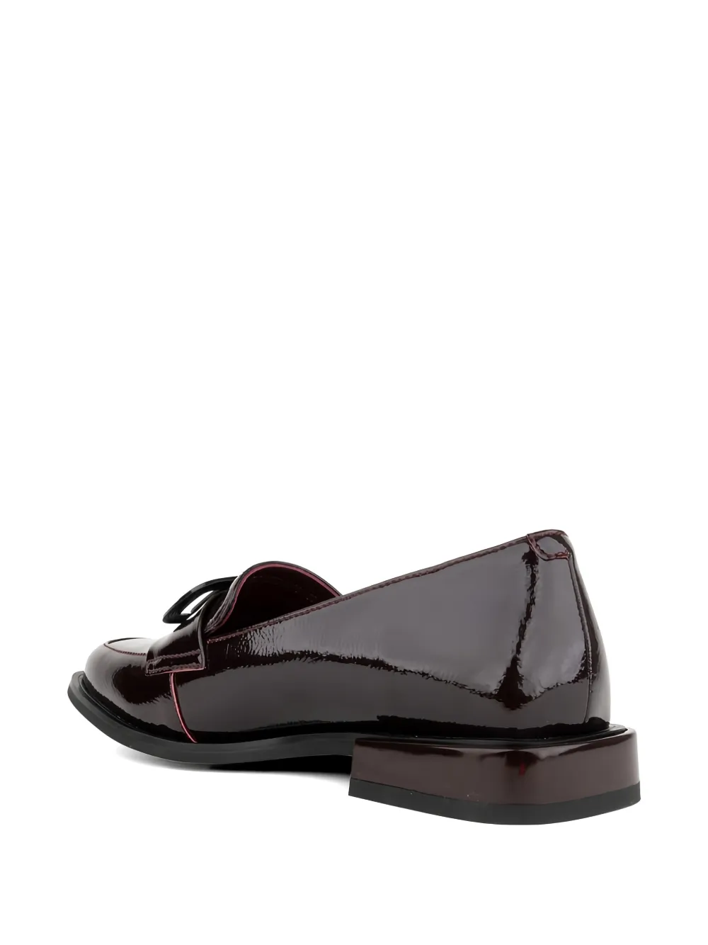 LINDA BAUMANN Loafers met gesp Rood