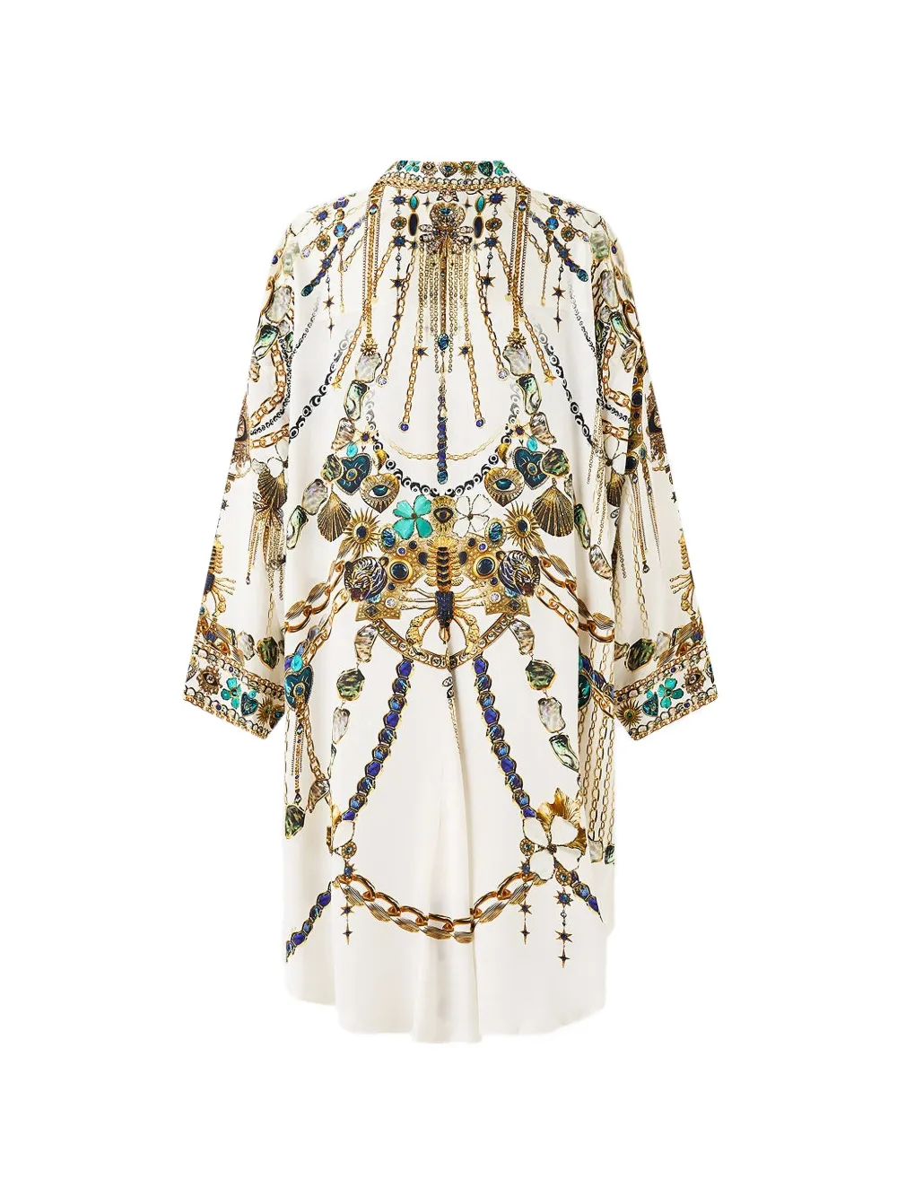  Camilla Robe-chemise Imprimée - Tons Neutres 