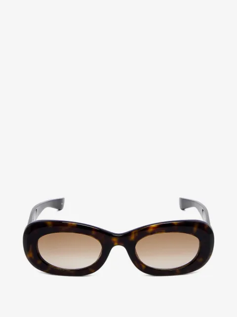 Alexander McQueen oval-frame sunglasses
