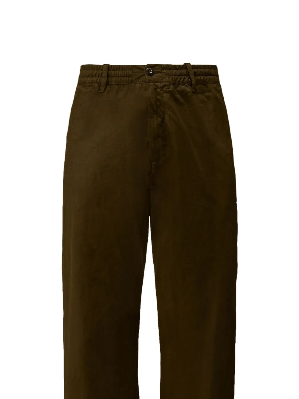 C.P. Company Broek met elastische taille en ceintuur Bruin