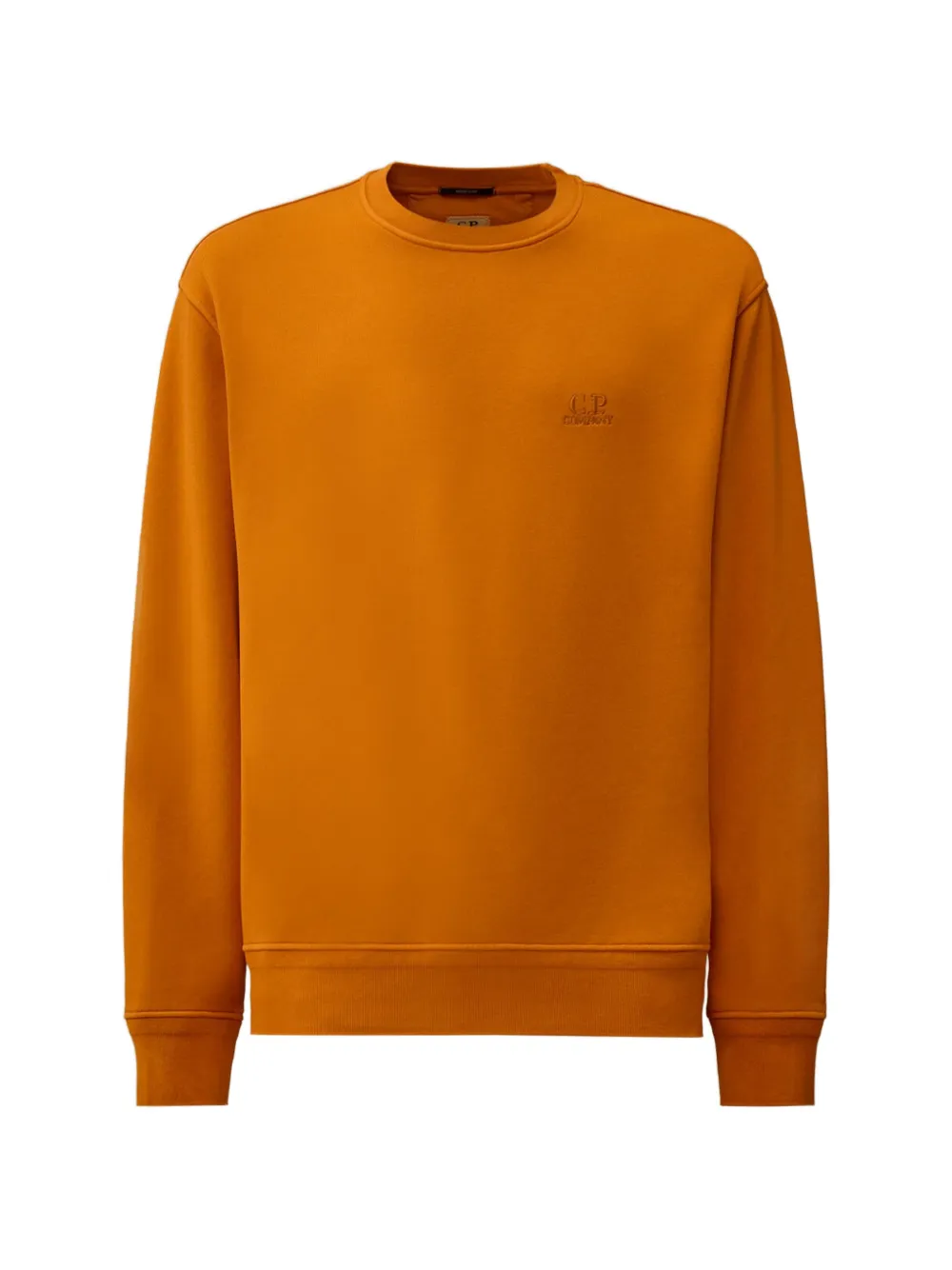 C.P. Company logo crew-neck sweater - Arancione