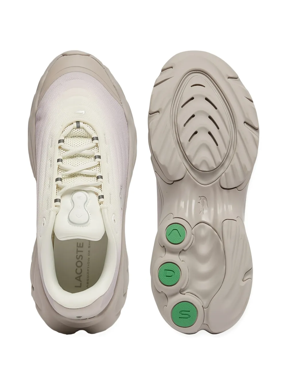 Lacoste Spinor low-top sneakers met logo Beige