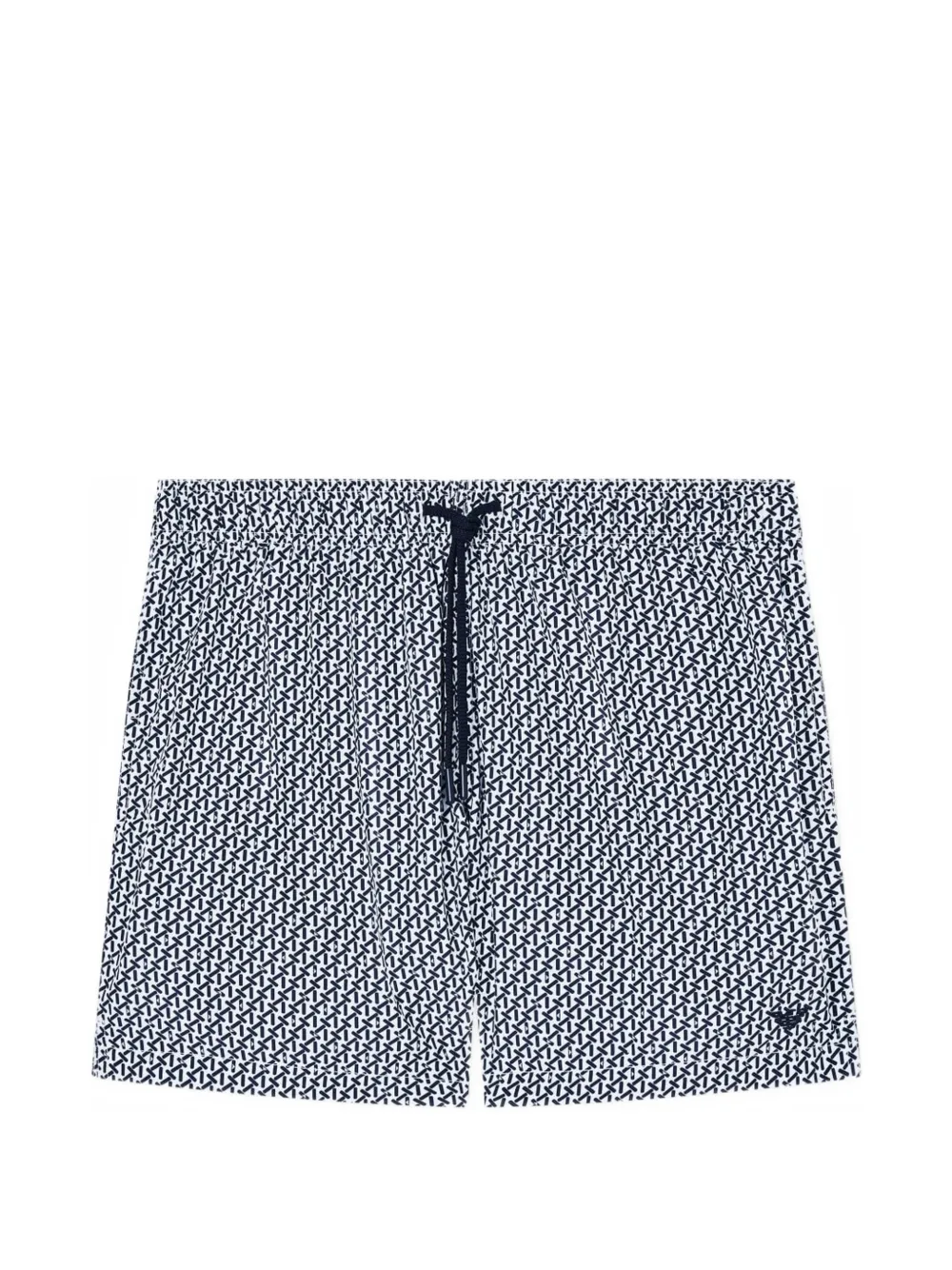Emporio Armani printed swim shorts - Bianco