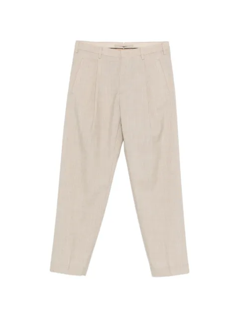Incotex belt-loop pleated trousers