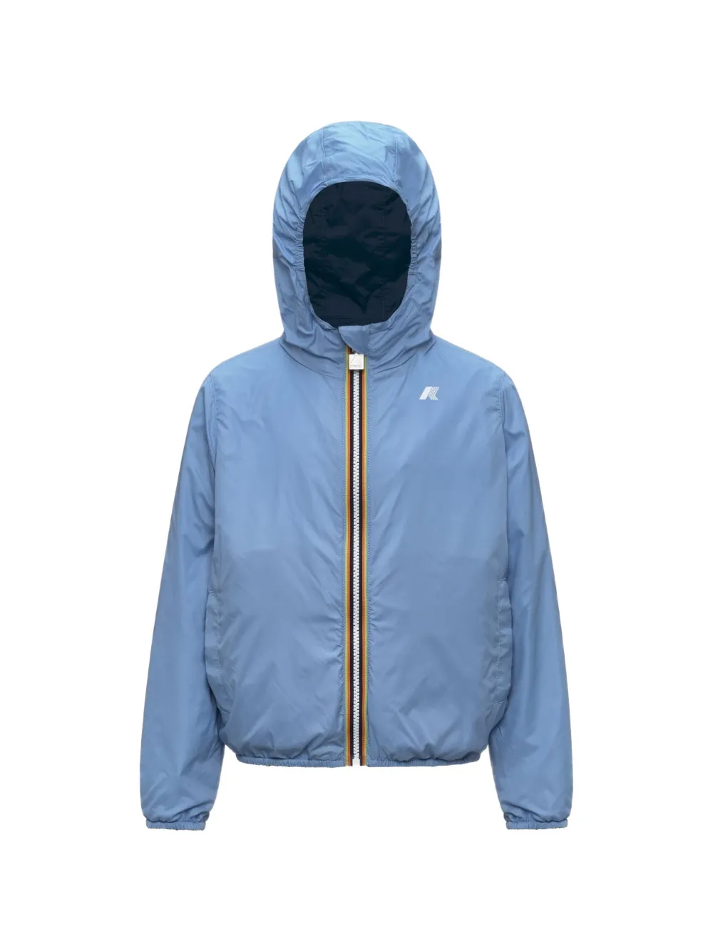 K Way Kids Jack met capuchon Blauw