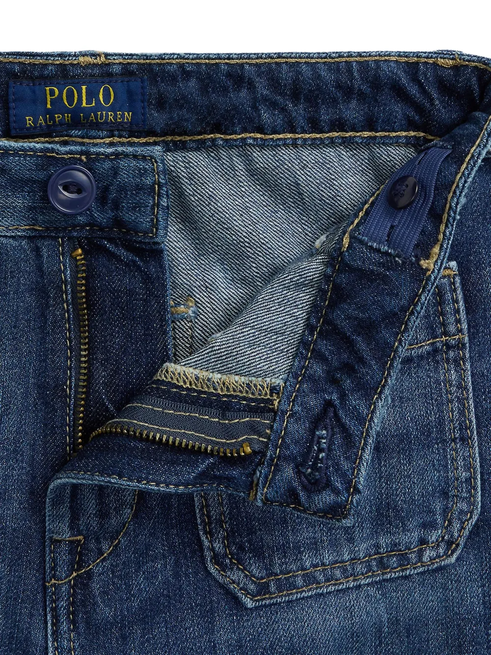  Polo Ralph Lauren Kids Patch-pocket Jeans - Blue 