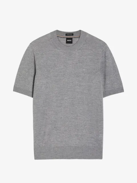 BOSS playera Umauro con cuello redondo