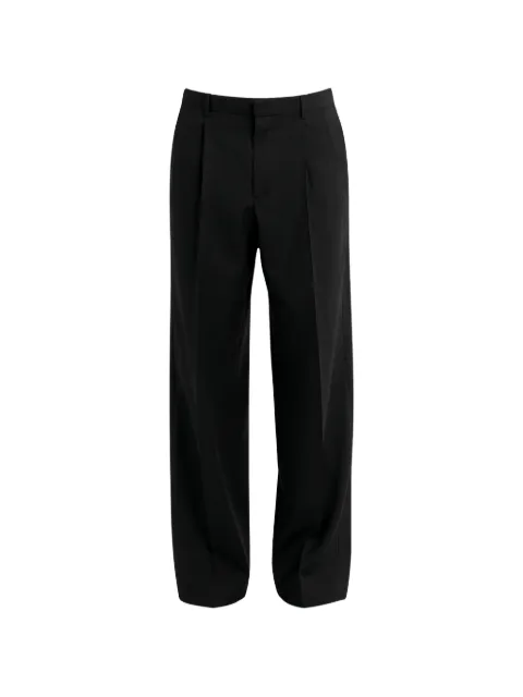 Sunflower Wide pleated wool trousers
