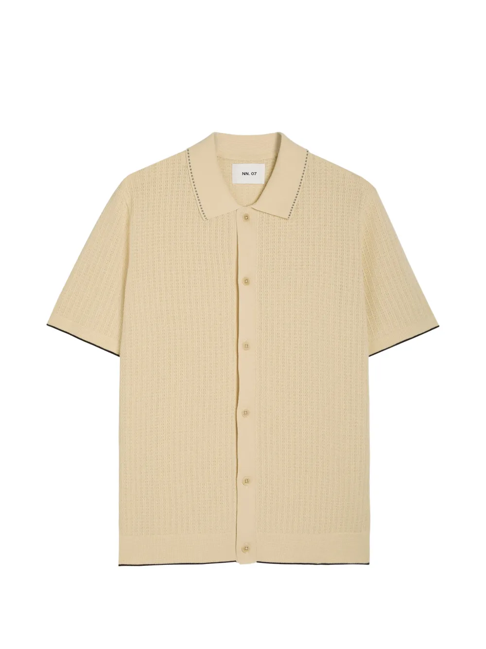 NN07 short-sleeve cardigan - Toni neutri