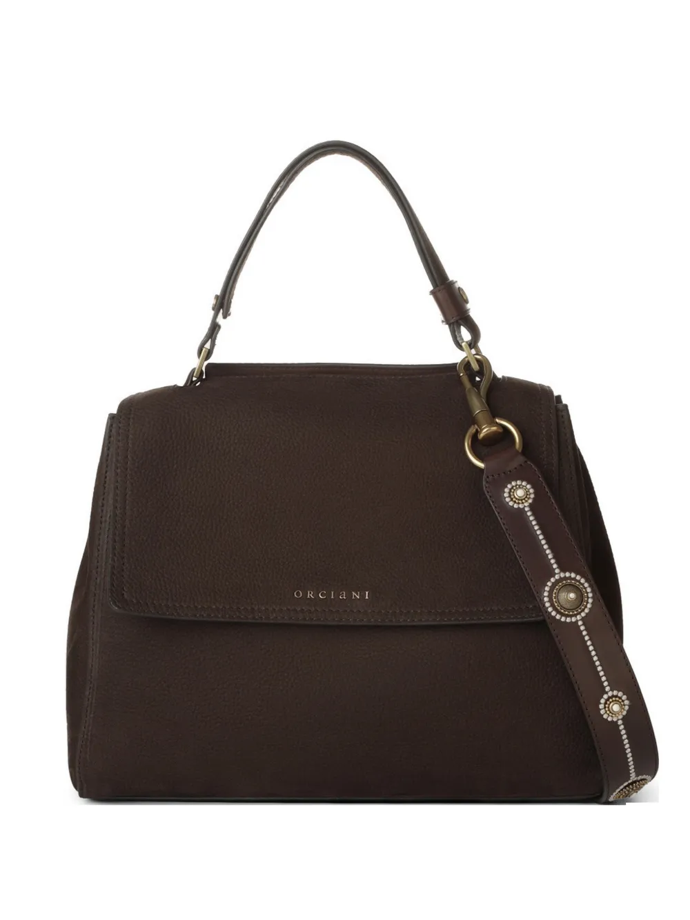 Orciani medium Sveva embellished tote bag - Marrone