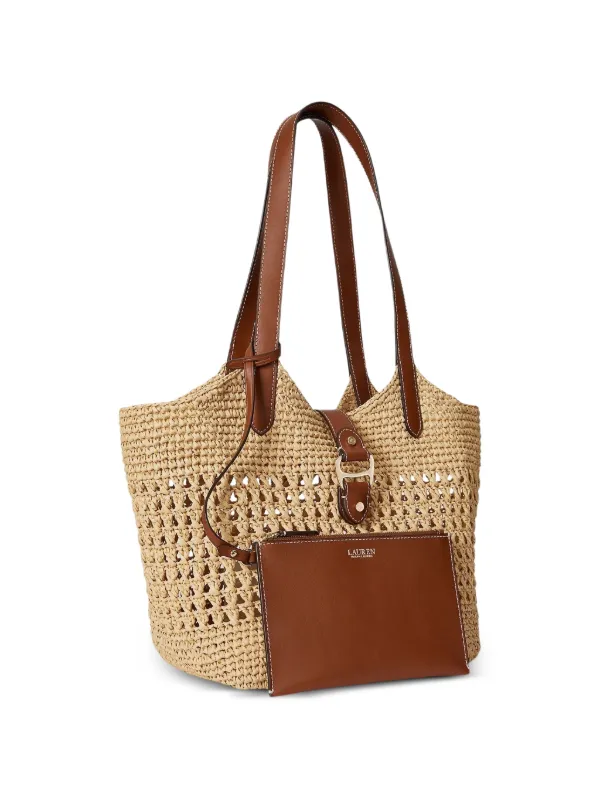 Lauren Ralph Lauren Large Tasha Tote Bag | Neutrals | FARFETCH