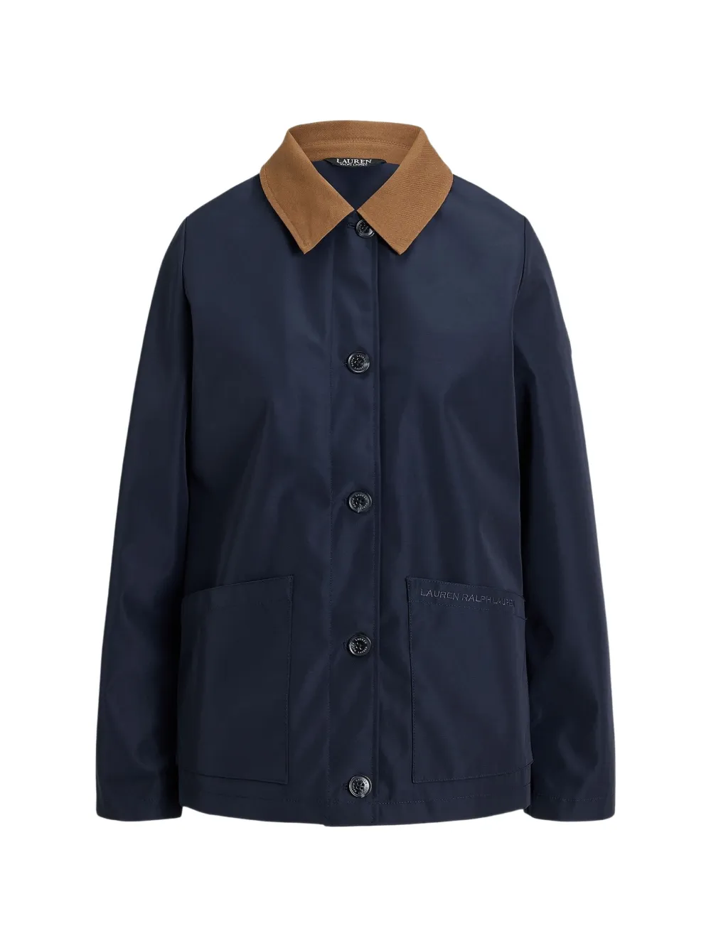 Lauren Ralph Lauren collared barn coat - Blu