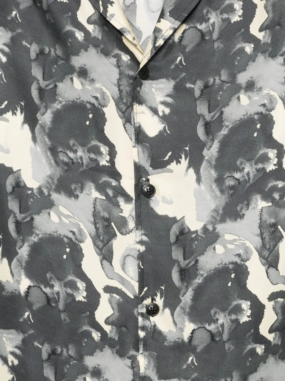 Nanushka Overhemd met abstracte print Zwart