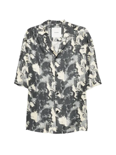 Nanushka abstract-print short-sleeve shirt