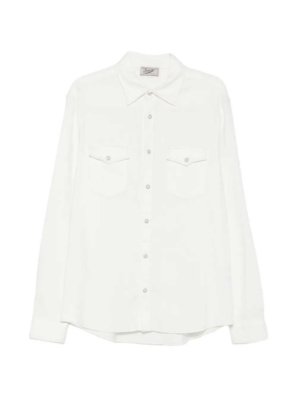 Pence Samu press-stud fastening shirt - Nude