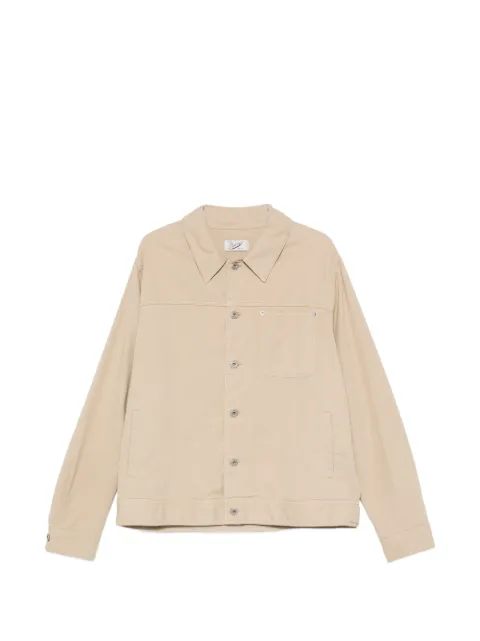 Pence logo-patch shirt jacket