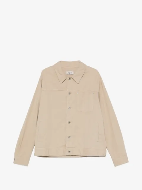 Pence logo-patch shirt jacket