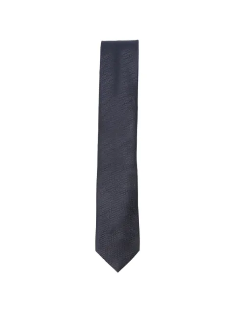 Zegna textured silk tie