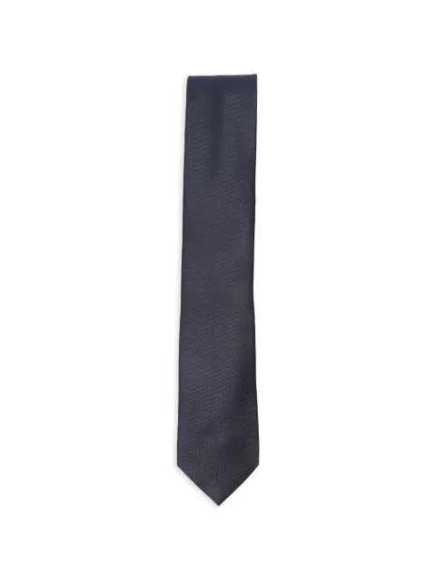 Zegna textured silk tie