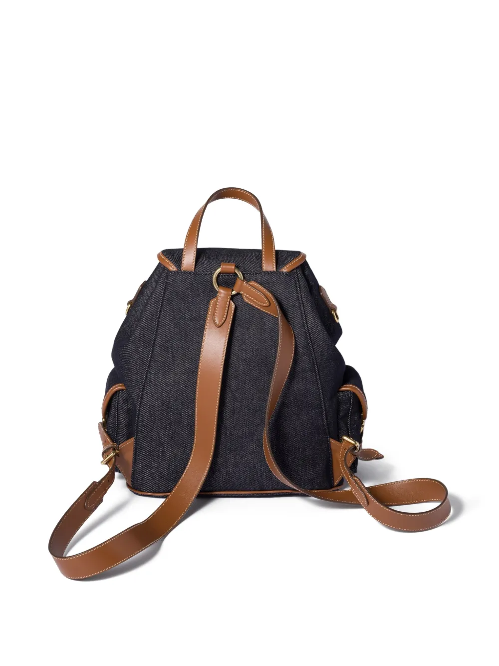  Miu Miu Denim Backpack - Blue 