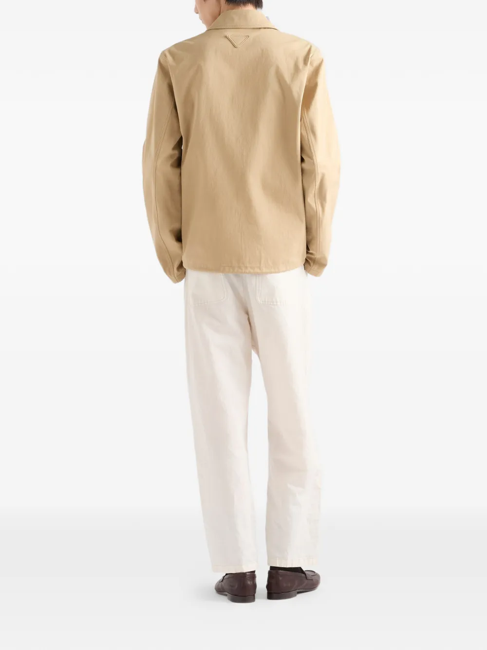 Prada Katoenen jack Beige
