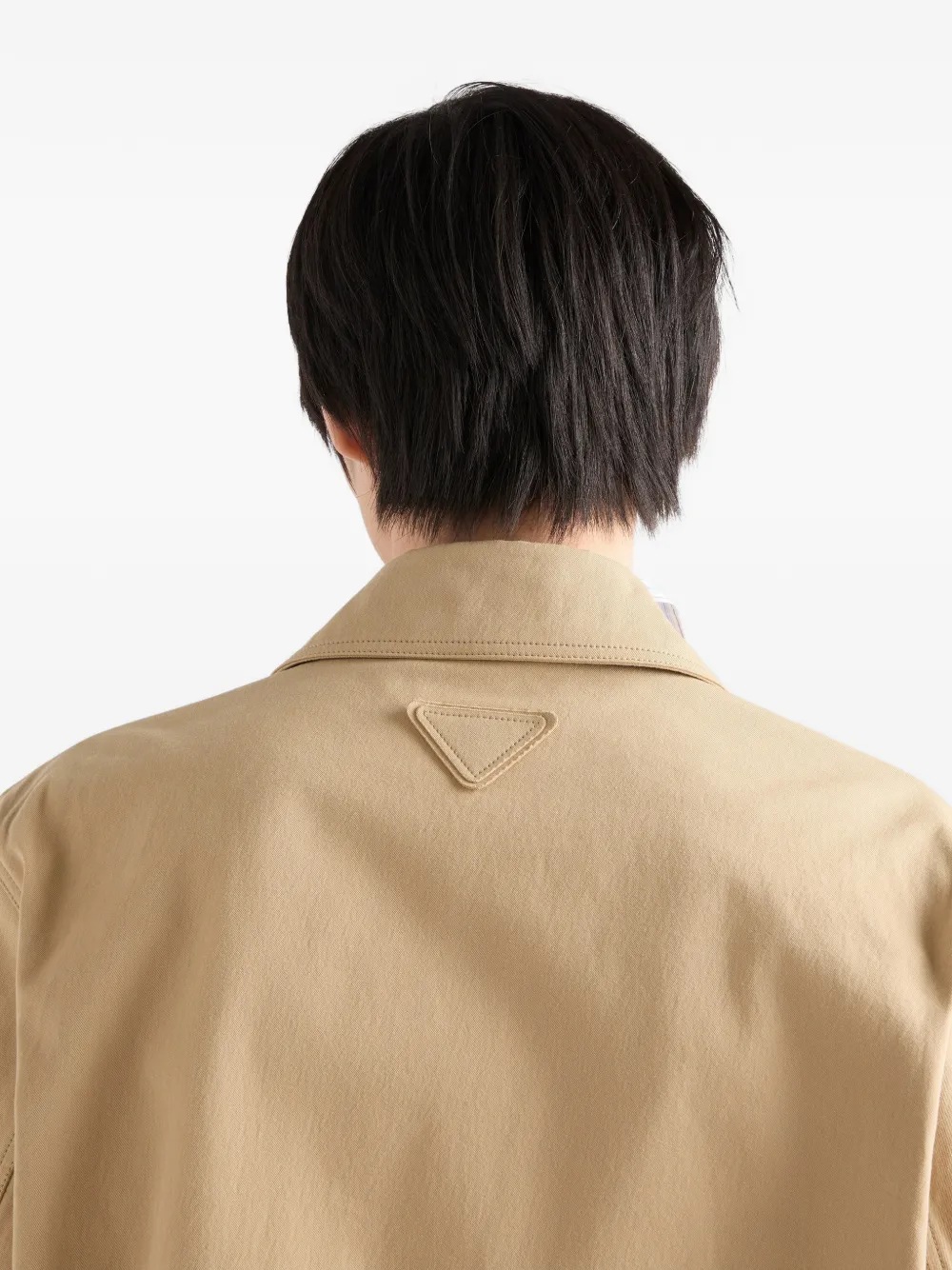 Prada Katoenen jack Beige