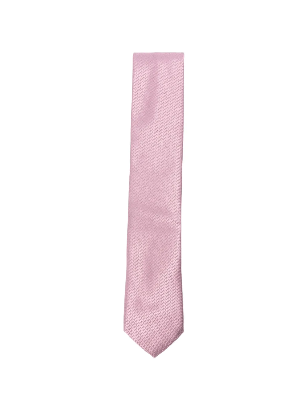 Zegna textured silk tie - Rosa