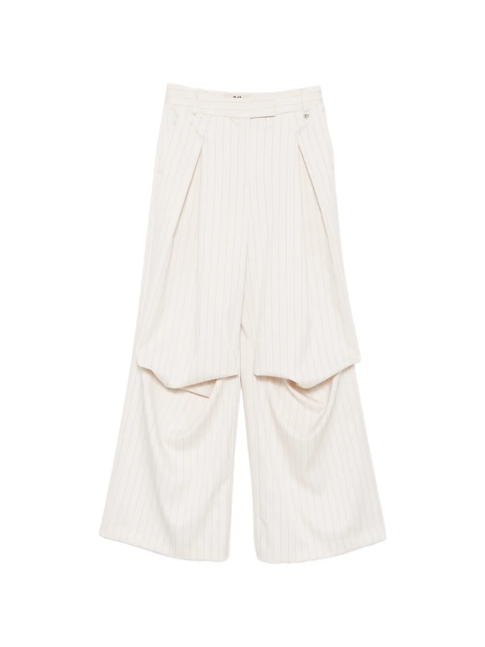 Aniye By Mariam pinstripe-pattern trousers - Toni neutri