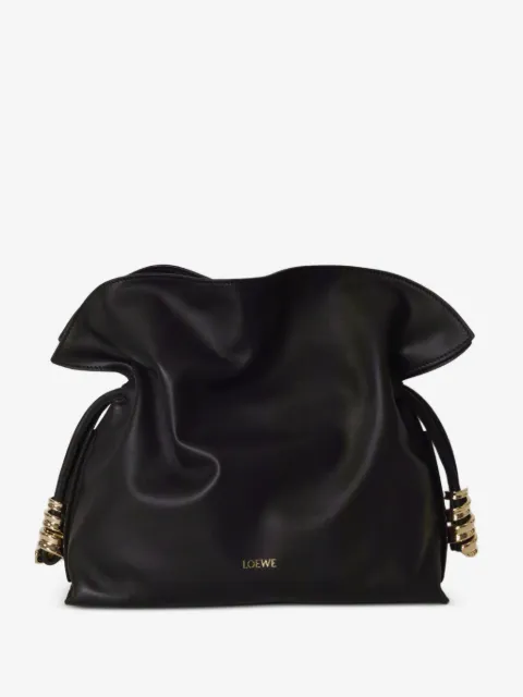 medium Coil Flamenco clutch bag in nappa calfskin