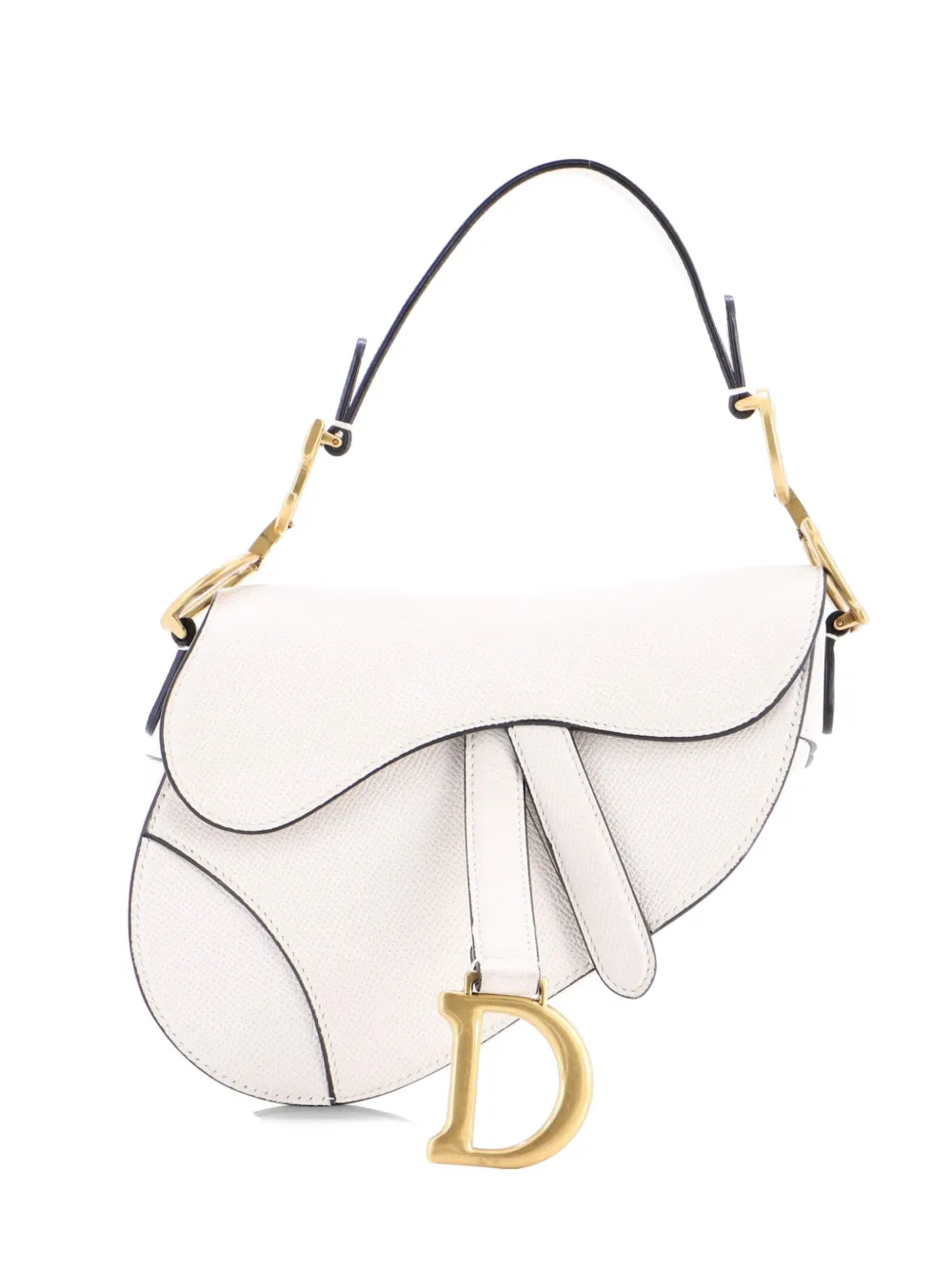 Christian Dior Pre-Owned Saddle Handbag Leather Mini shoulder bag - Toni neutri