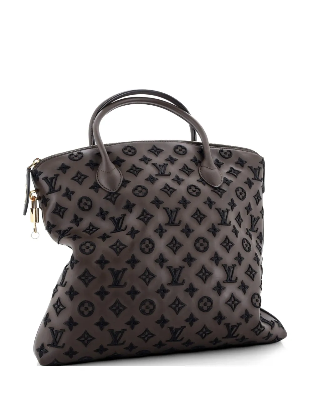 Louis Vuitton Pre-Owned Lockit Handbag Limited Edition Monogram Addiction Rubber Vertical tote bag - Marrone