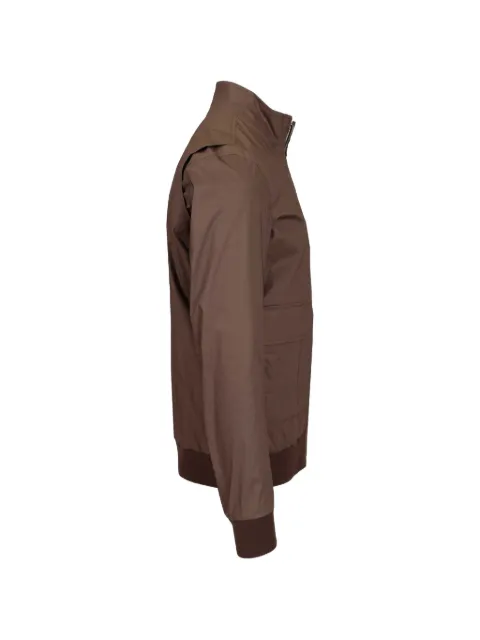 Herno cotton zip bomber jacket