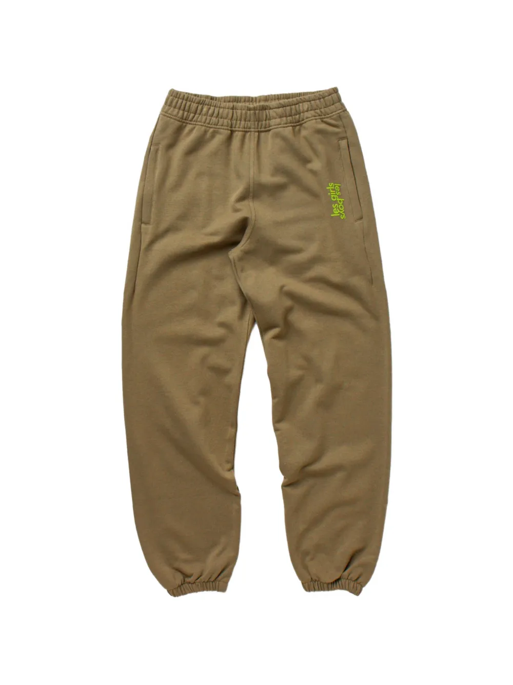 Les Girls Les Boys Pantaloni sportivi con vita elasticizzata - Verde