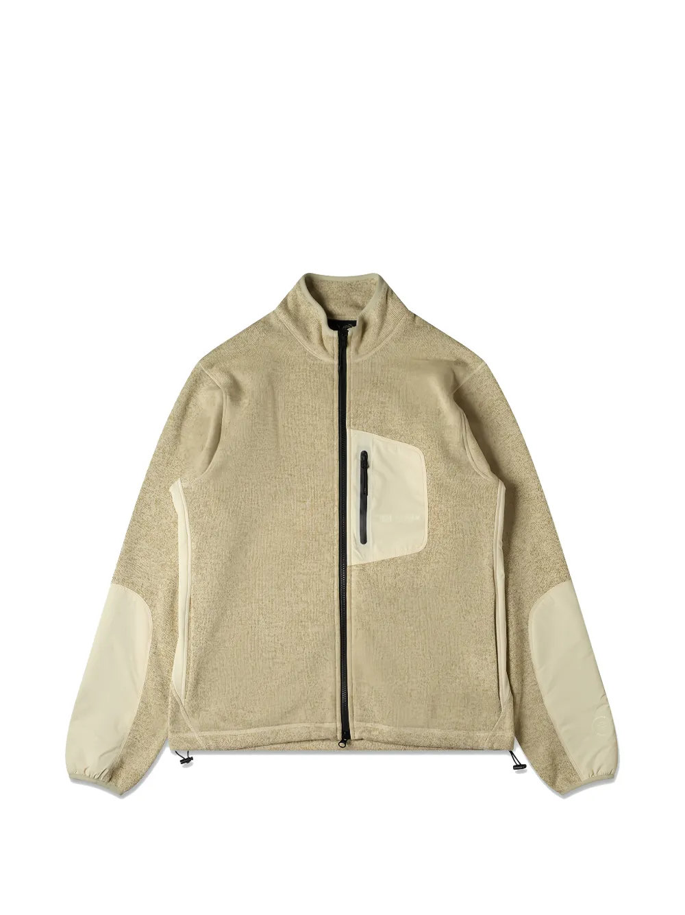 Purple Mountain Observator Solo Fleck Fleece Jacket In Neutral