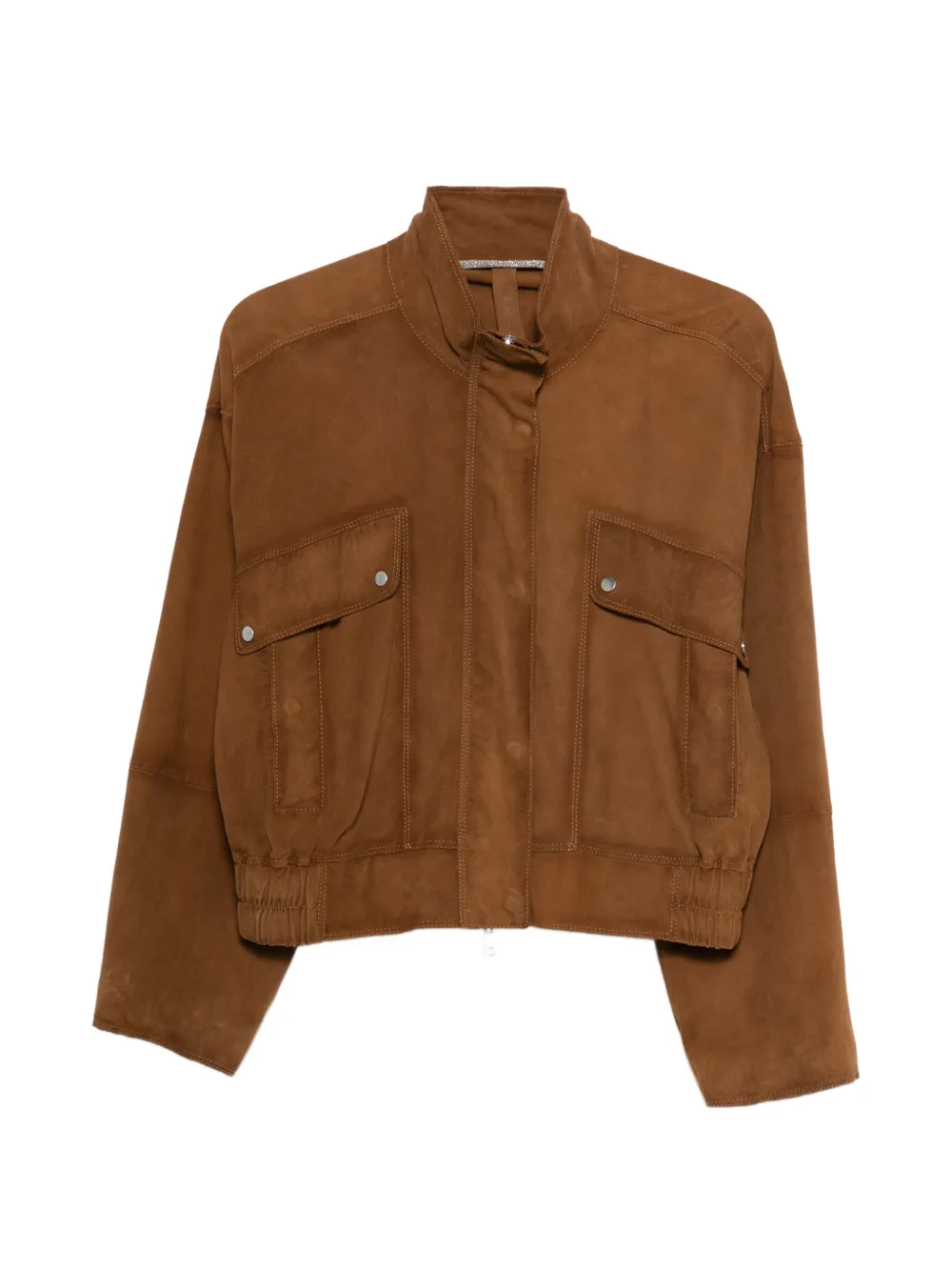 The Jackie Leathers Mietta suede jacket - Marrone