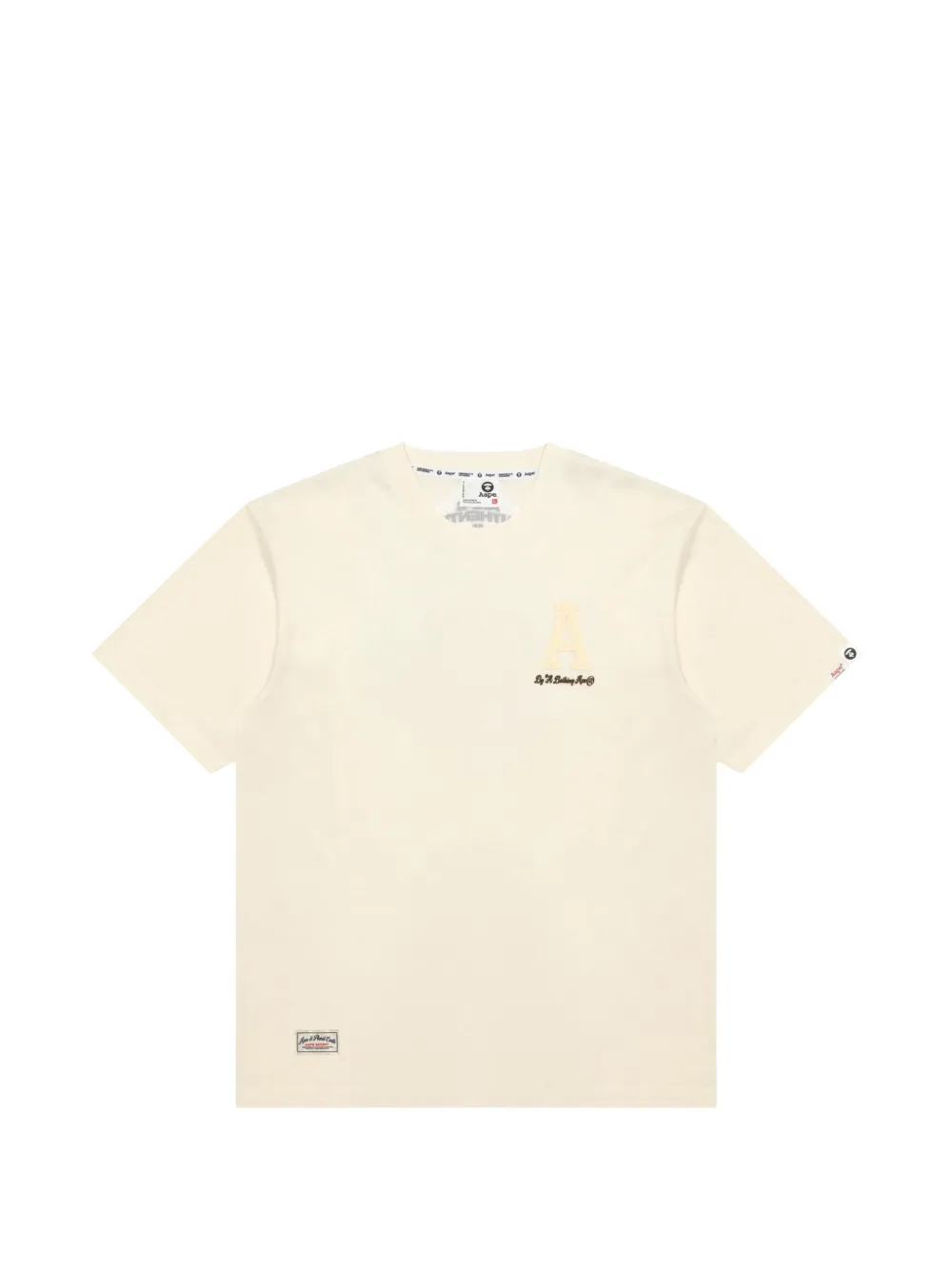 AAPE BY *A BATHING APE® T-shirt AAPE con applicazione - Toni neutri