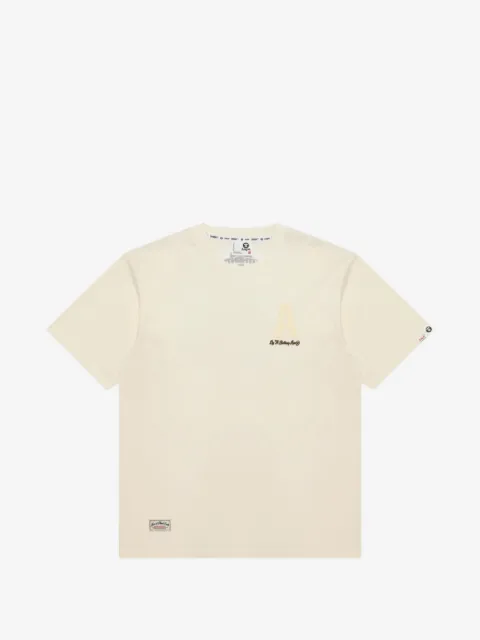 AAPE BY *A BATHING APE® letter patch AAPE sport T-shirt