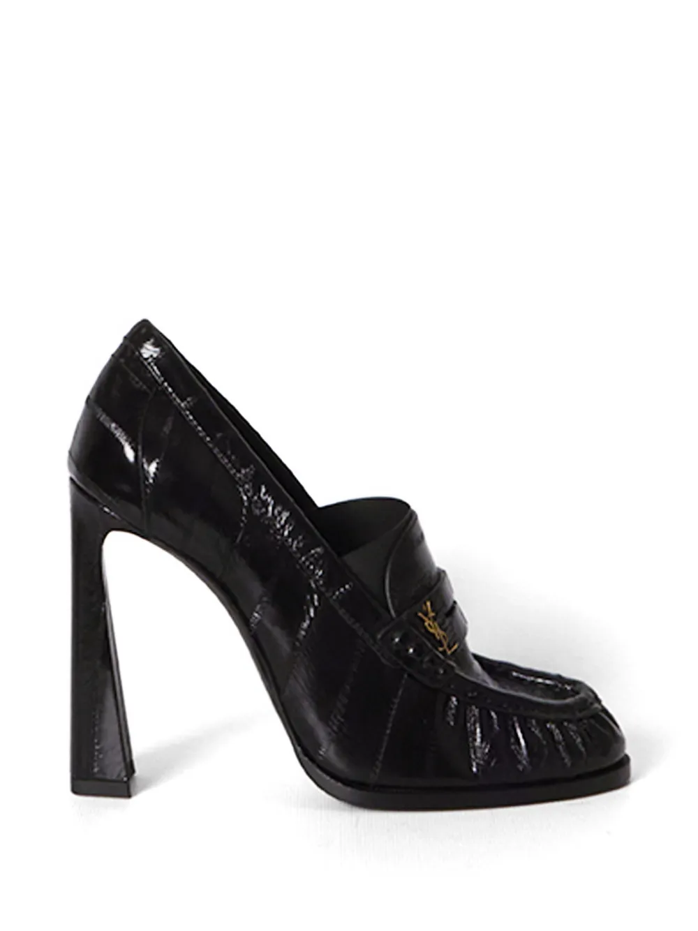 Saint Laurent Le Loafer pumps met hak Zwart