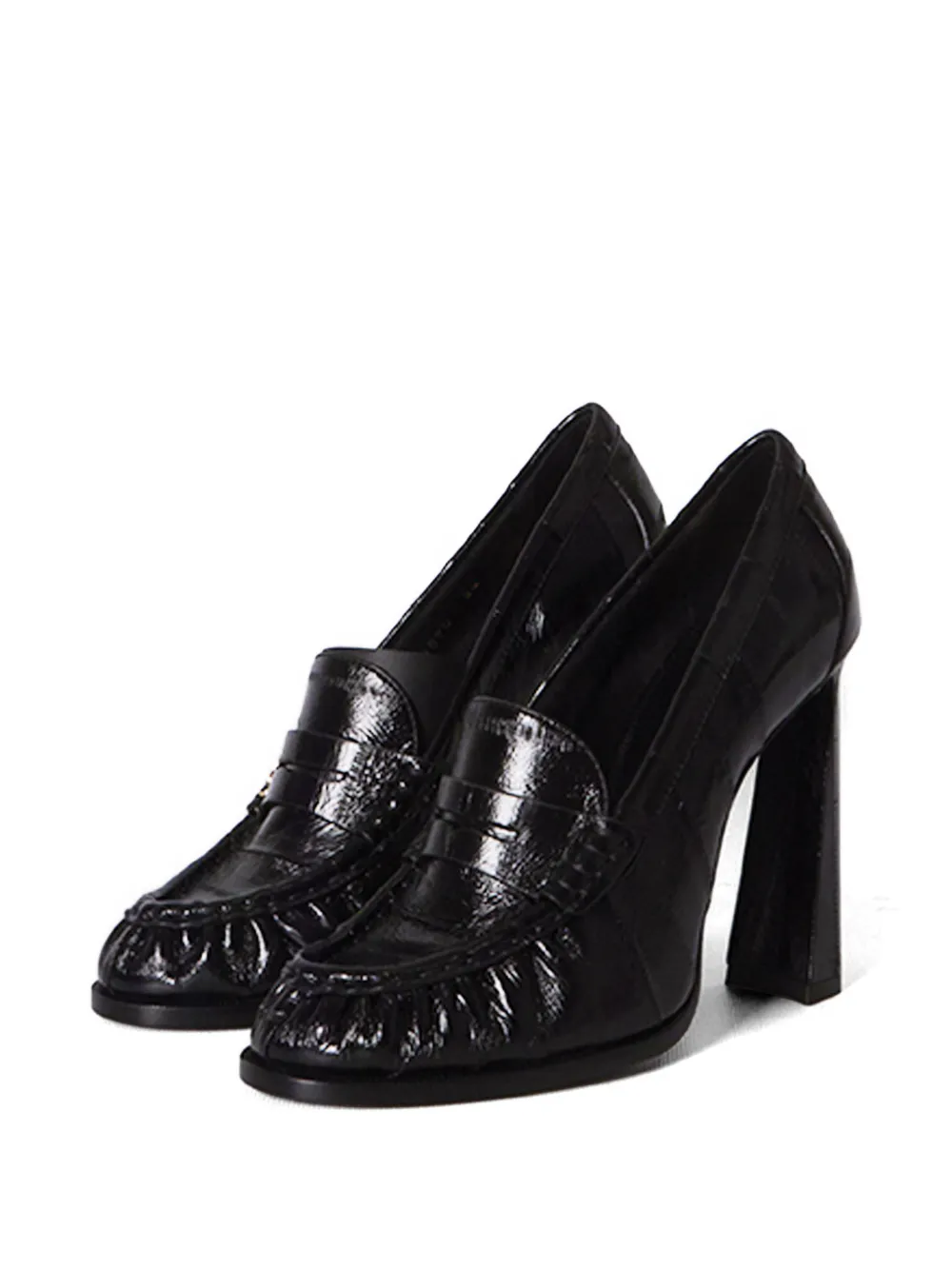Saint Laurent Le Loafer pumps met hak Zwart