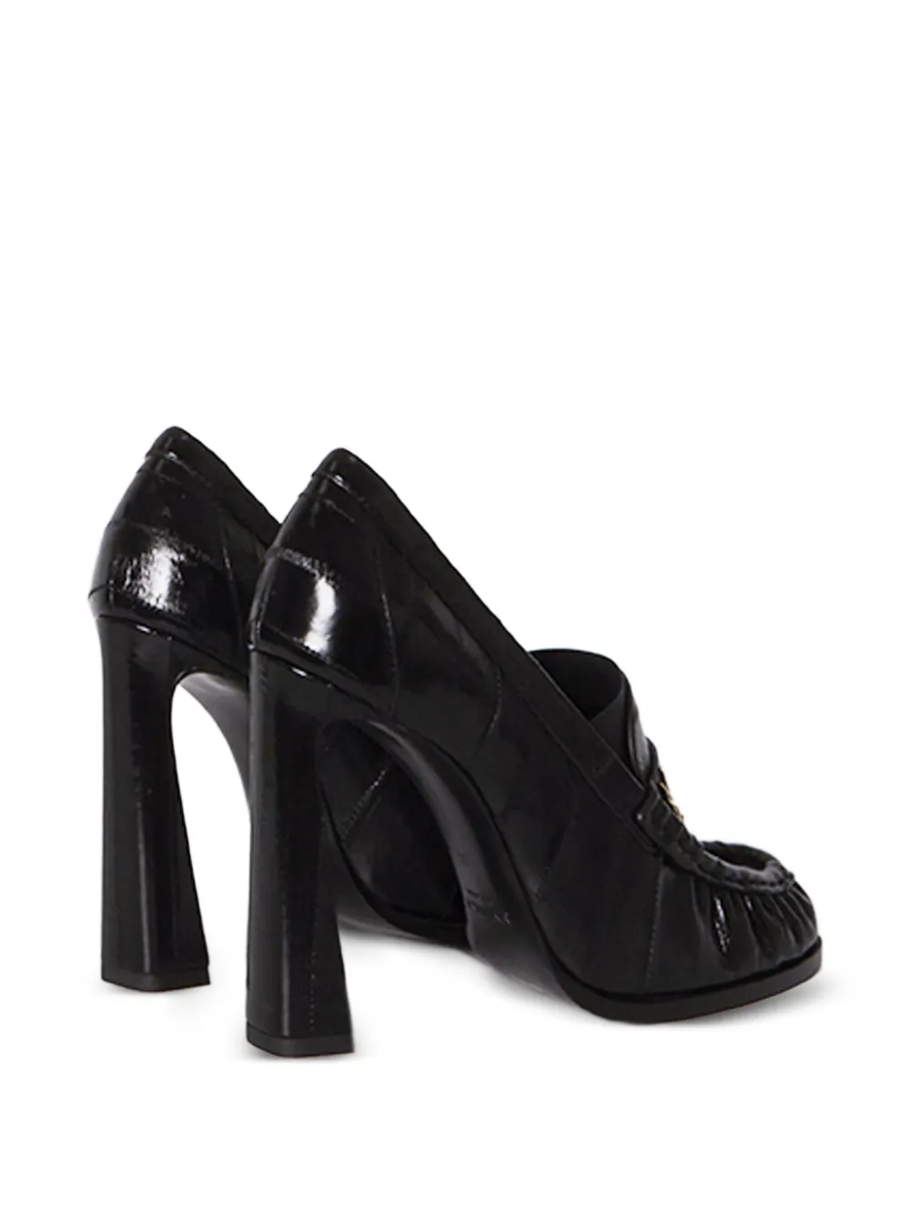 Saint Laurent Le Loafer pumps met hak Zwart