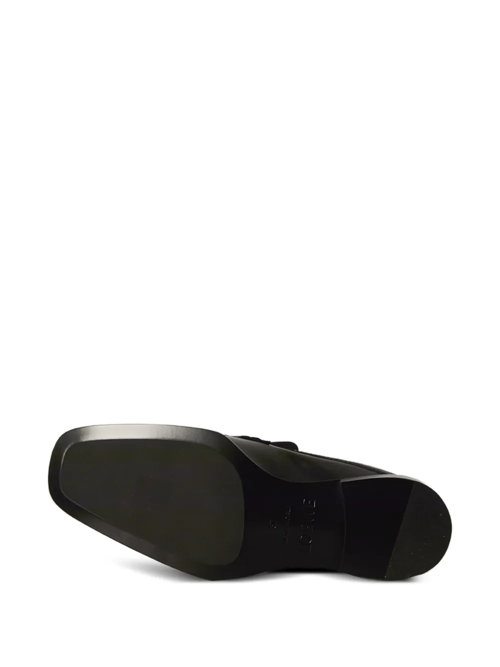 LOEWE square-toe mules Zwart