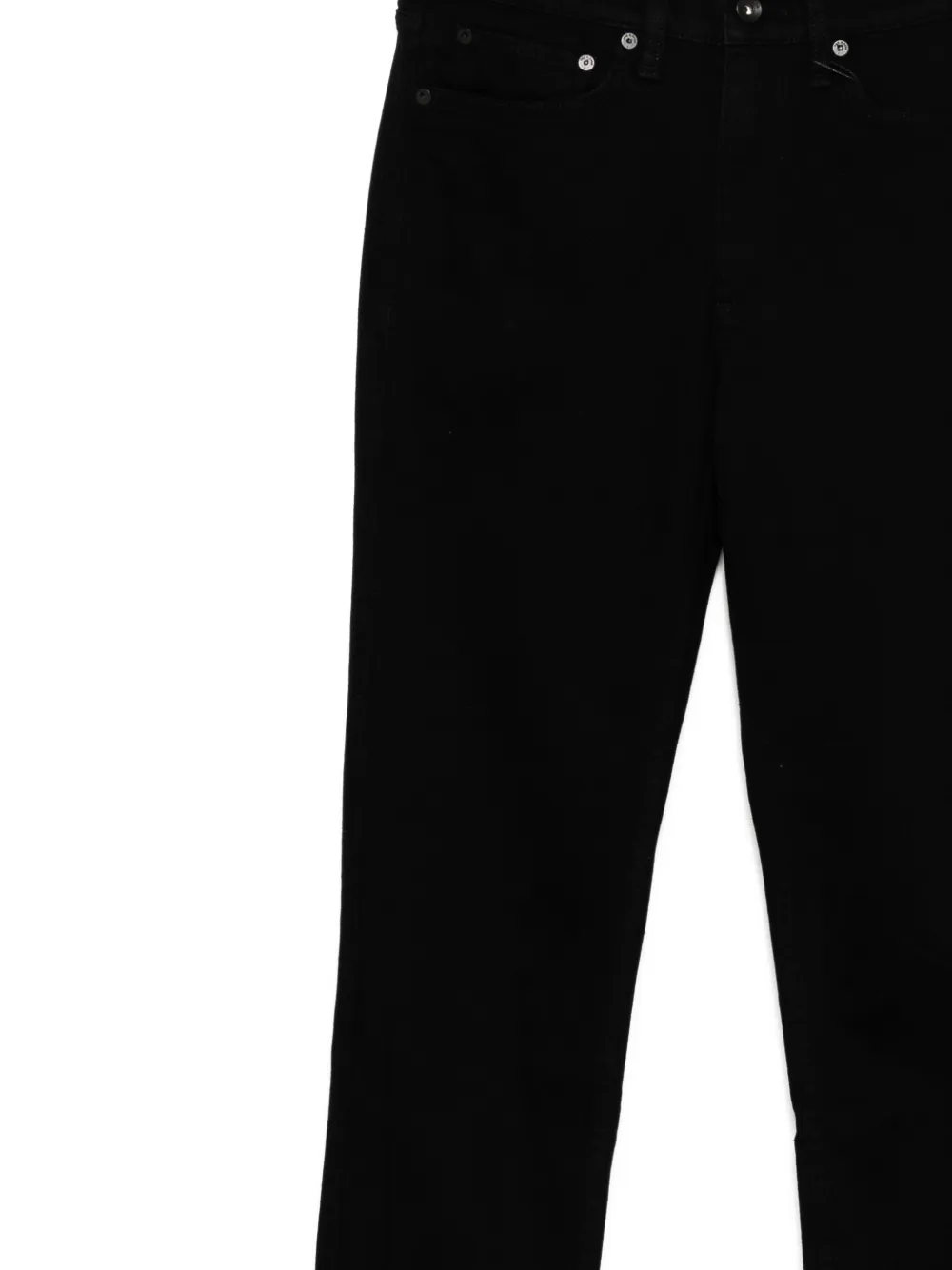 rag & bone Slim-fit jeans Zwart