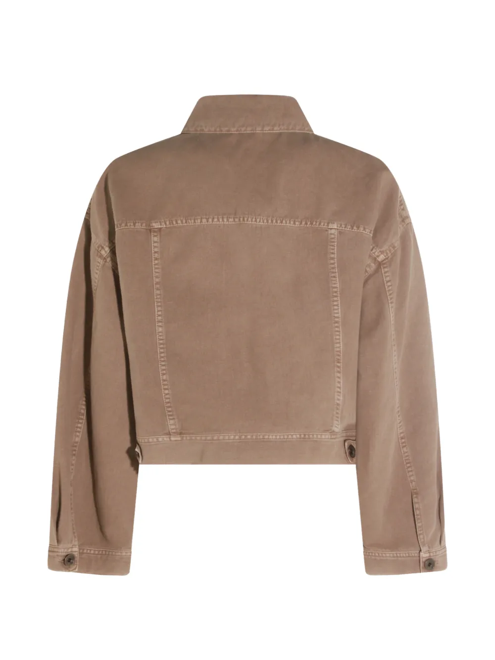  Brunello Cucinelli Buttoned Jacket - Brown 
