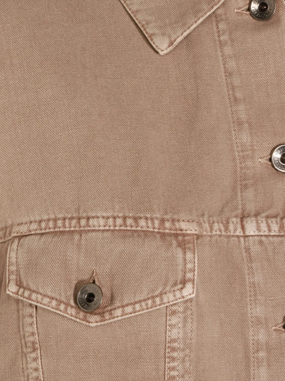  Brunello Cucinelli Buttoned Jacket - Brown 