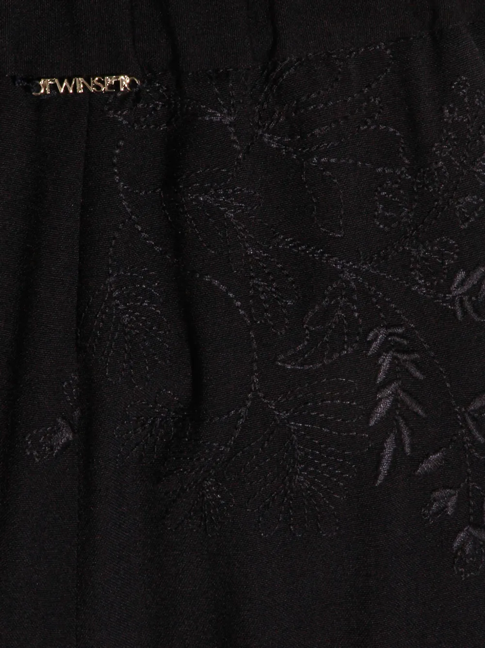 TWINSET Broek met bloemdetail Blauw