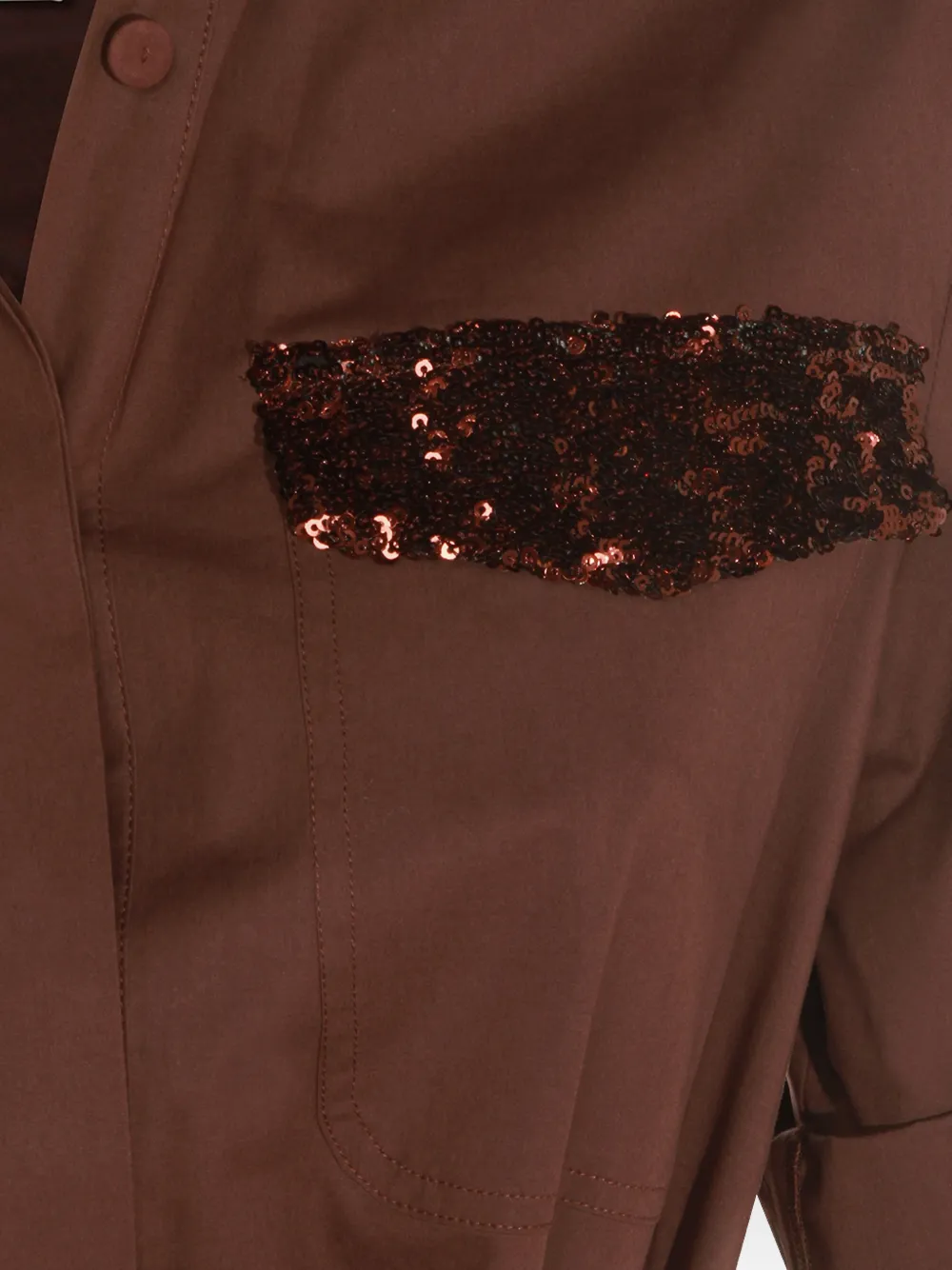  Antonelli Sequin-embellished Belted Midi Dress - Brown 