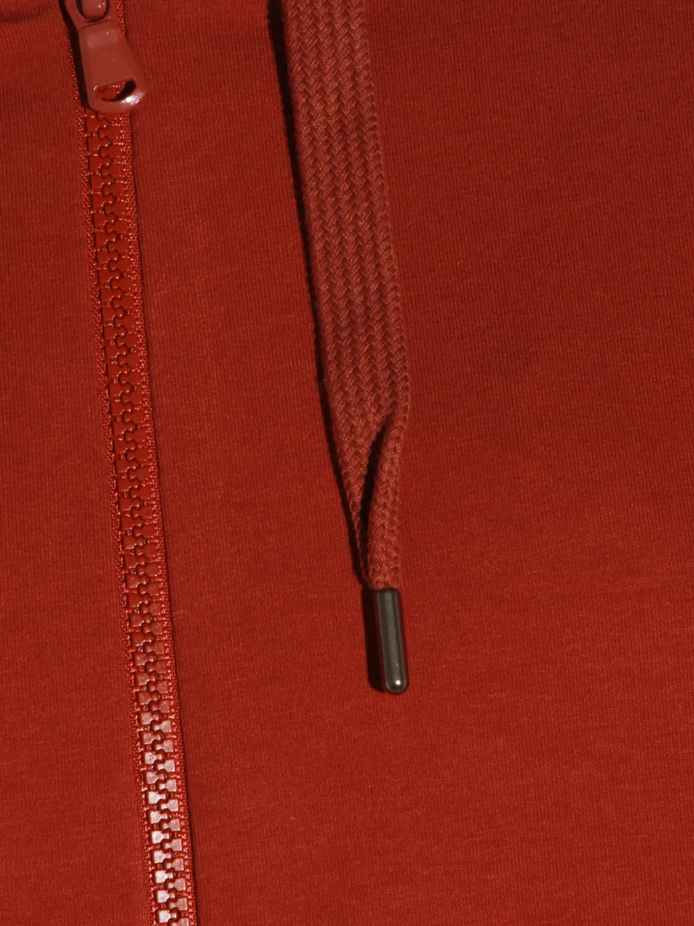 Brunello Cucinelli Hoodie met rits Rood