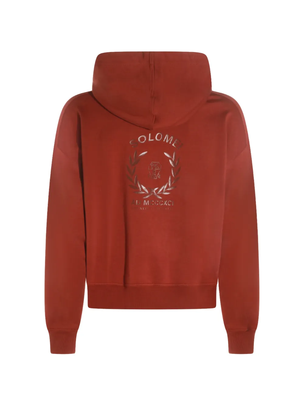 Brunello Cucinelli Hoodie met rits Rood